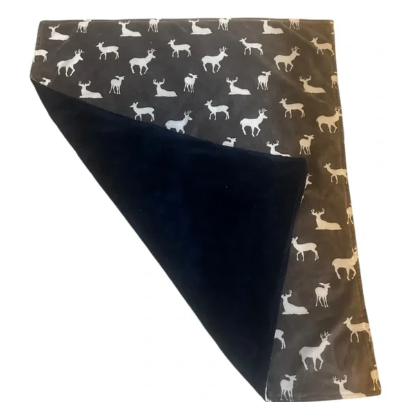 Deer Minky Baby Bkanket EUC - Picture 2 of 4